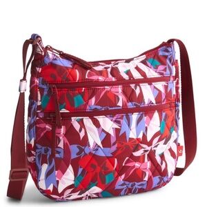 NWT Vera Bradley Trio Zip Hipster Crossbody Bag - ultralight - bow show